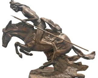 Remingtons The Cheyenne Bronze Sculpture