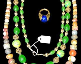 Bohemian Artisan Beaded Jewelry Set