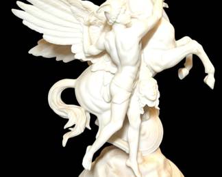 Heroic Perseus Pegasus Statue
