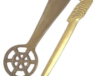 Vintage Brass Desk Accessories