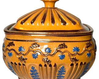 Vintage MajolicaStyle Bowl