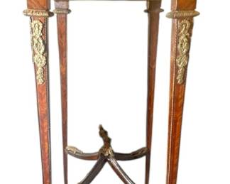 Antique Louis XVI Style Marquetry Pedestal