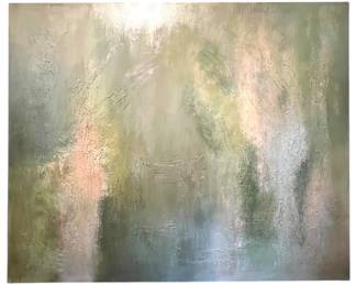 Large Abstract Textured Oil Painting