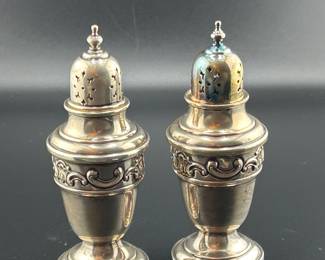 Gorham Sterling Silver Salt and Pepper Shakers 1138