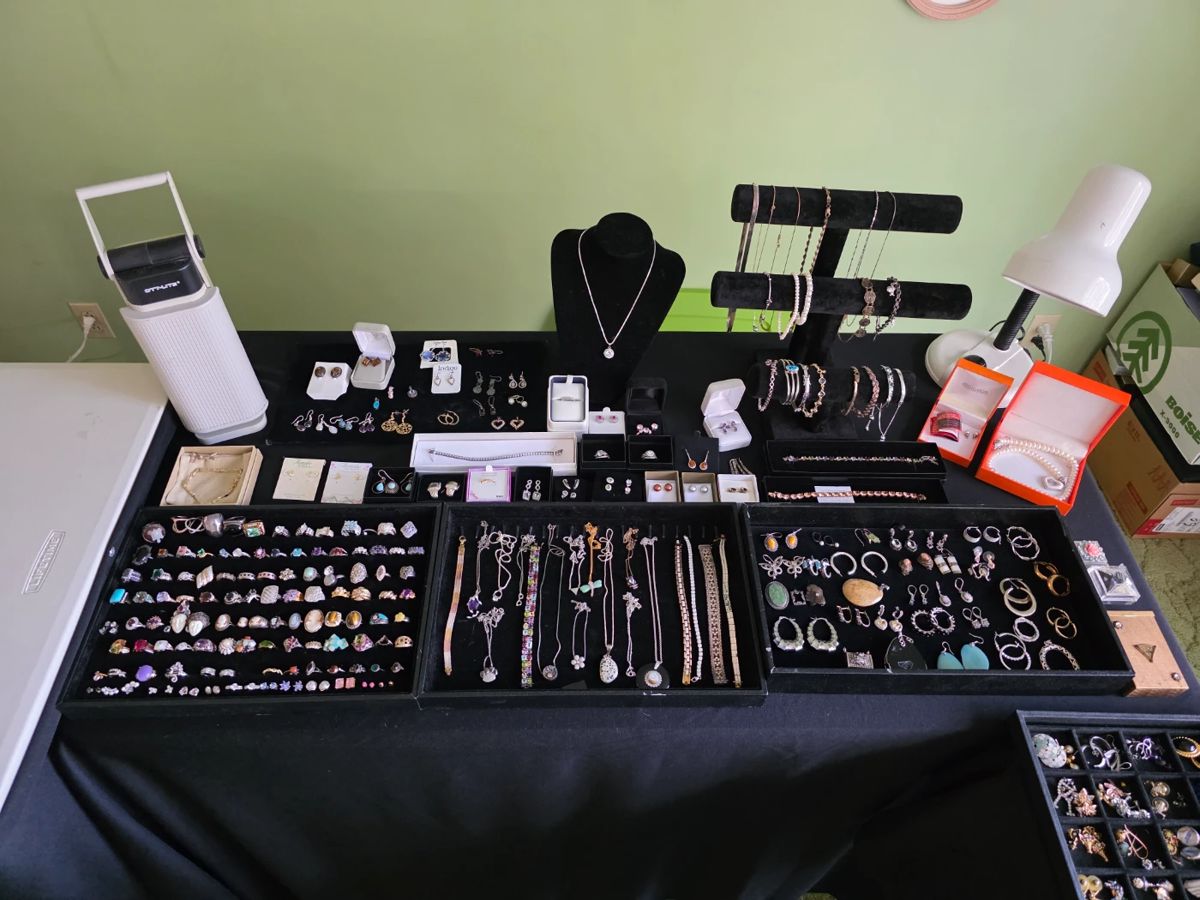 These are the sterling silver items available!