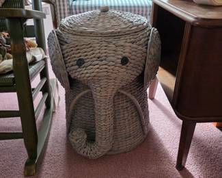 Elephant Laundry Hamper.