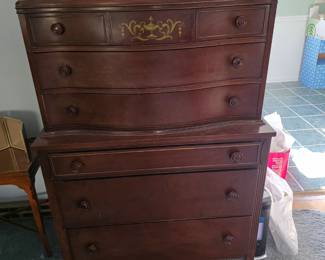 Antique chest of drawers.