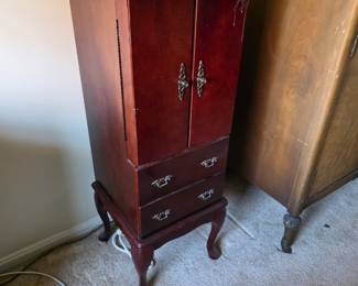 Jewelry cabinet.