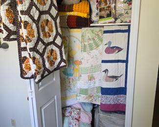 Vintage quilts.