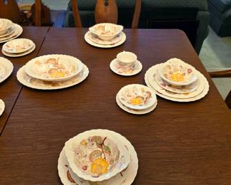 Gorgeous Vernon Rose china serving ware