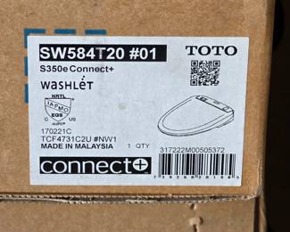 Toto toilet with electronic bidet