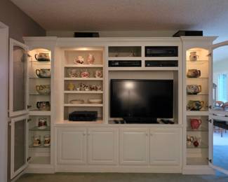 TV, vintage audio equipment, Limoges, Blue Ridge Pottery