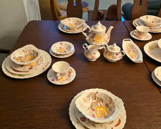 Gorgeous Vernon Rose china serving ware