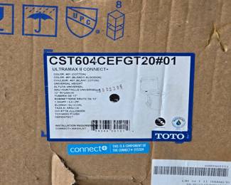 Toto toilet with electronic bidet