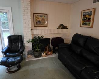 Ekornes Stressless chair with ottoman