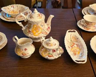 Gorgeous Vernon Rose china serving ware
