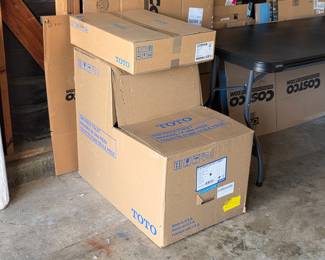 Toto toilet with electronic bidet