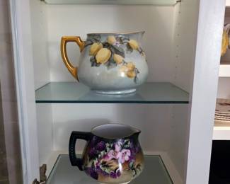 Limoges and Bavarian porcelain pottery