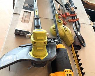 ryobi edger, dewalt power washer wand with battery