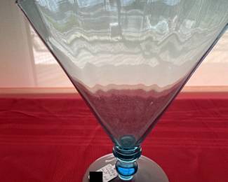 steuben fan shaped vase
