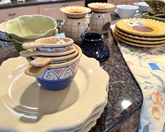 assorted dishware