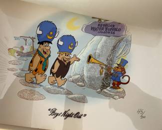 another cartoon "cel" -- Flintstones