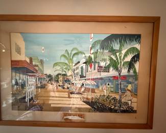 Leesburg Sketch of proposed Marshall Plan 1957