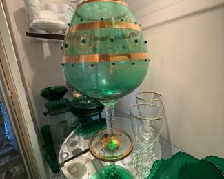 Large Bohemian Glass