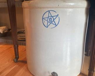 Stoneware Crock #12 Water