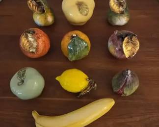 Assorted Ceramic Fruit Thin Ice