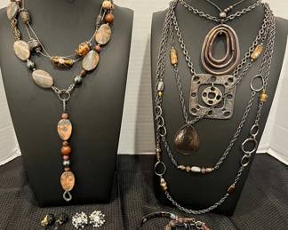 Earthy Brown Silver Tone Jewelry Givenchy, Sorreli More