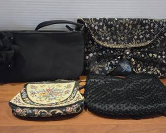 4 Black Evening Bags Lord And Taylor