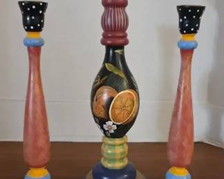 Tracy Porter Handpainted Candle Mates