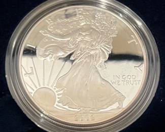1oz 2002 Proof Silver Bullion Coin