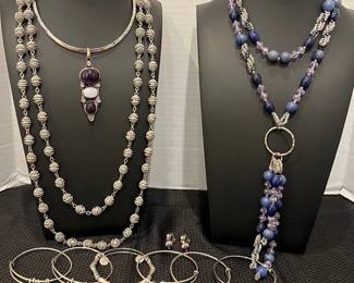 Silver Indigo Tone Jewelry Alex Ani, Chicos More