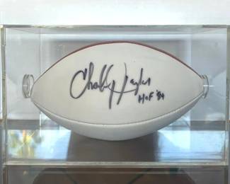 Football Signed Charlie Taylor Redskins