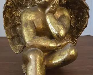 Adorable Gold Mantle Cherub