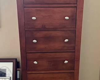 Baronet Tall Wooden Dresser Canada