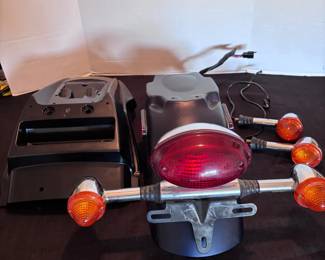 Triumph Motorcycle Alternator Cover, Fender, Plastics Lights