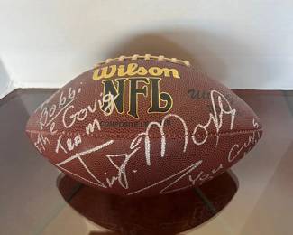 Signed Football Redskins Memorabilia
