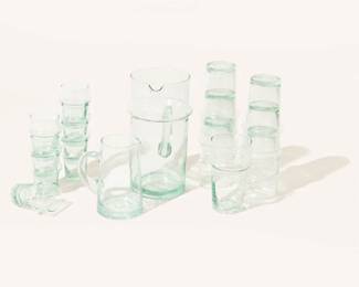 Voyage Web Product Water Glasses Pitcher Espresso Glasses Creamer