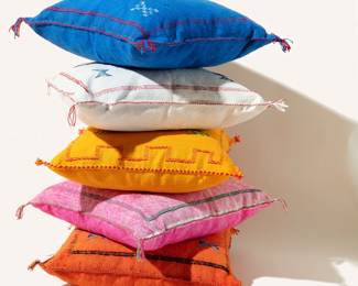 Voyage Web Product Square Cactus Silk Pillows