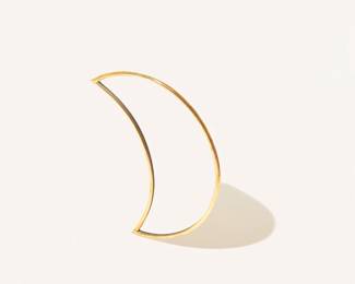 Voyage Web Product Brass Mirror Crescent Moon
