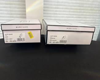 2 Pair Alex Marie Womens Strappy Cocktail Heels