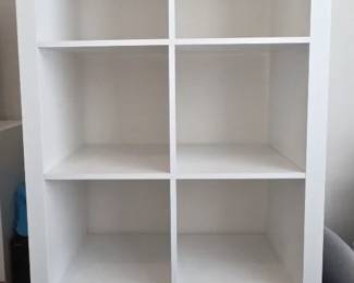 White 6 Shelf Book Case