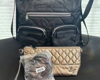 LUG Zipliner 2 Hobo Bag, Wristlet Pouch Coin Purse