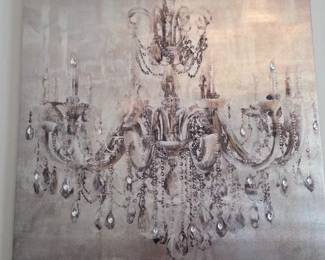 Chandelier Canvas Wall Art