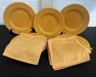 Corsica Home Golden Dinnerware Linen Napkins