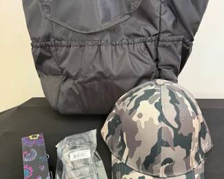 Brand New LUG Brand Tote With Straps Camo Cap