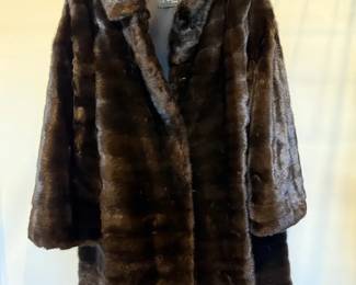 J. Mendel Paris Dark Brown Coat With 7 Remnant Pieces